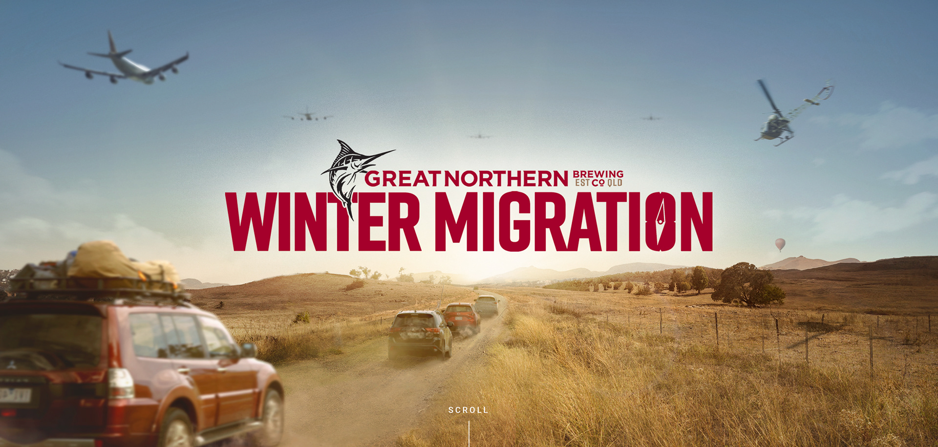 The Winter Migration for Great Northern Brewing Co. Campaign image.