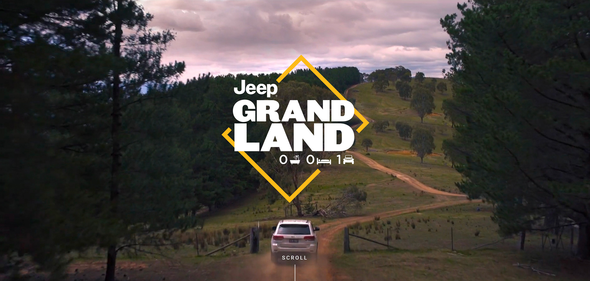 Grand Land for Jeep. Campaign image.