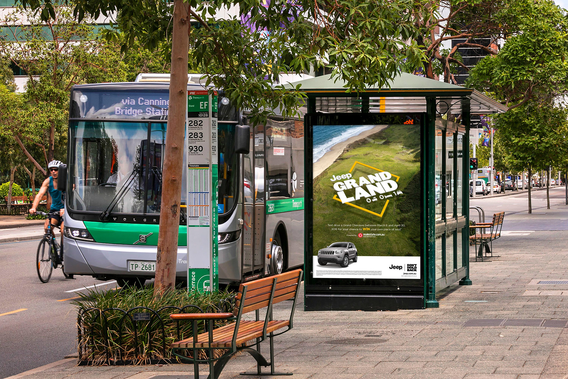 Grand Land for Jeep. Campaign image.
