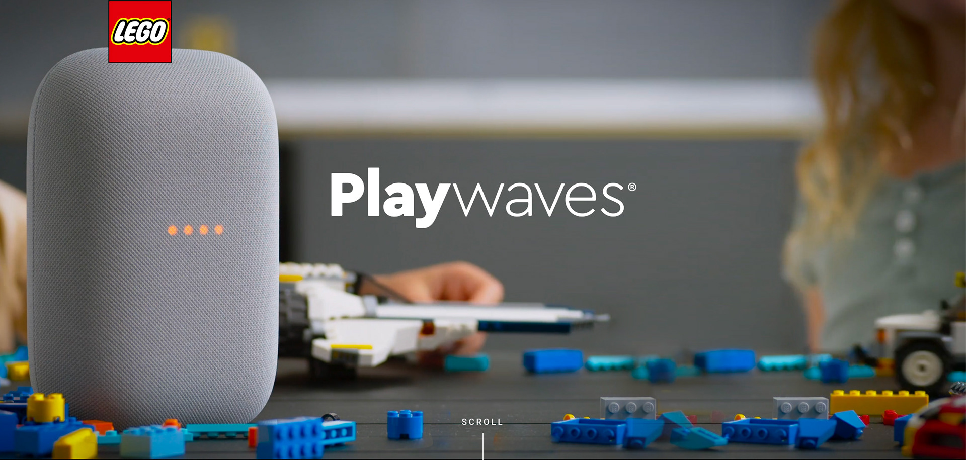 Playwaves for Lego. Campaign image.