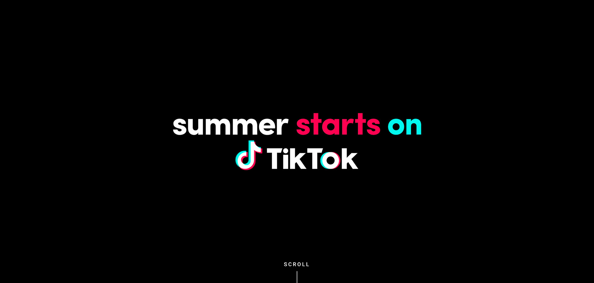 Summer Starts on TikTok for TikTok. Campaign image.