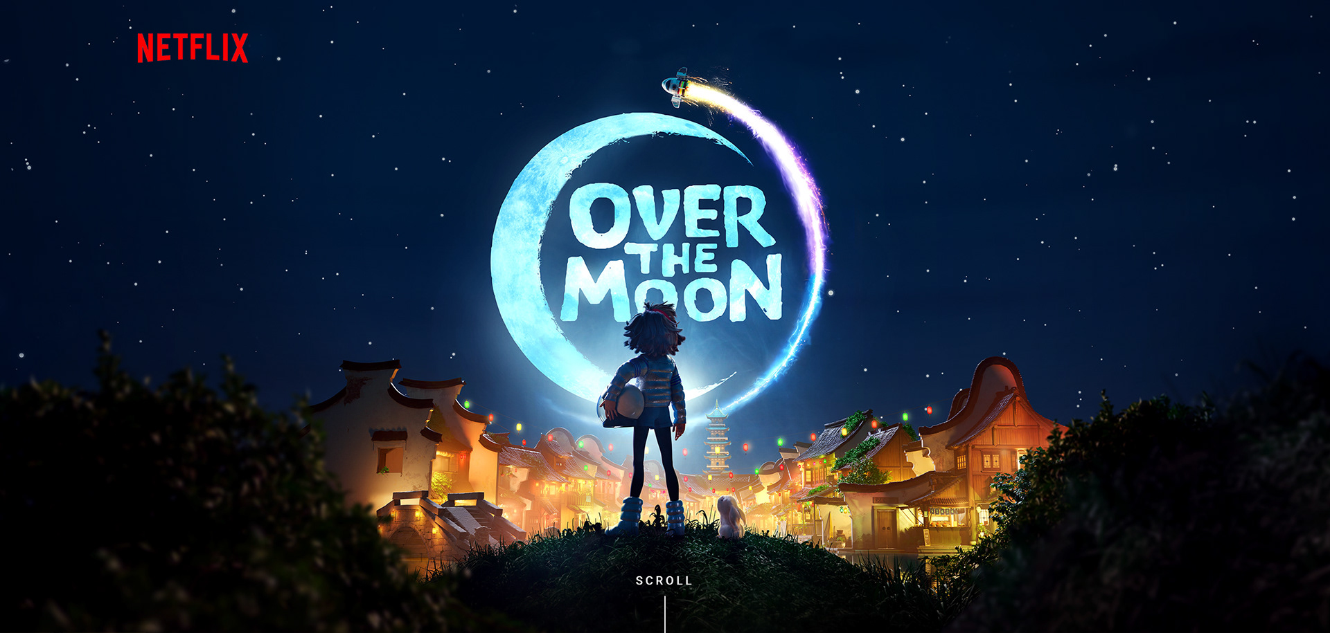 Over the Moon for Netflix. Campaign image.