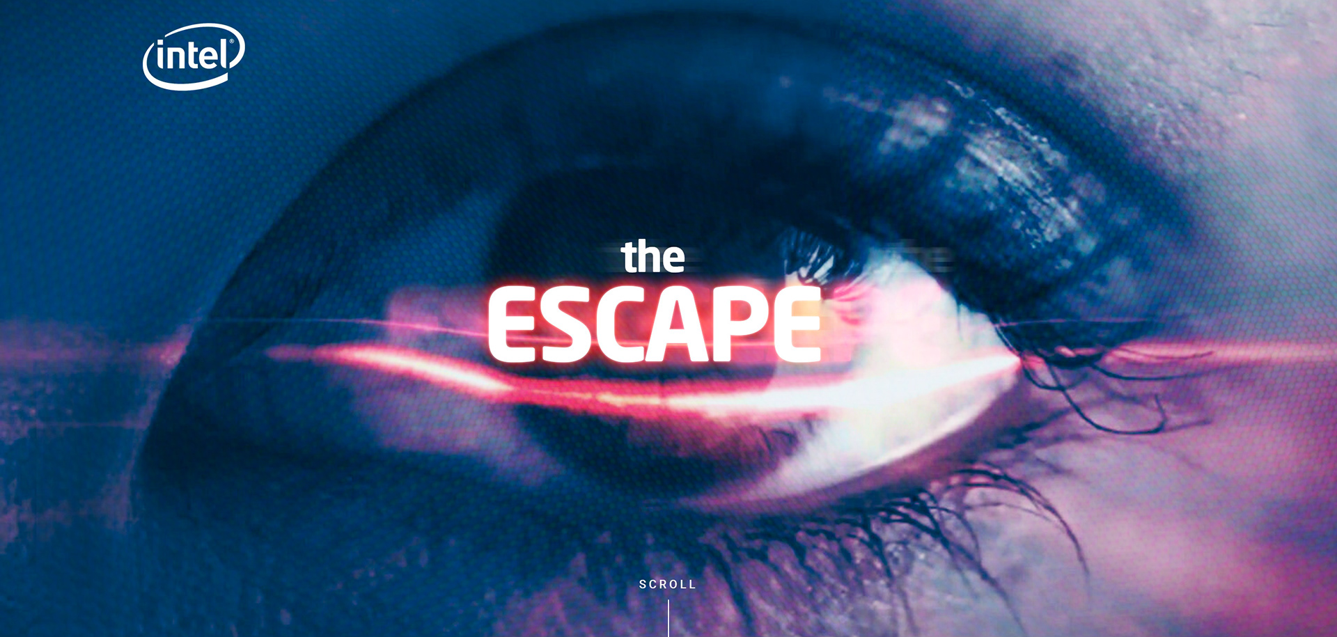 The Escape for Intel. Campaign image.