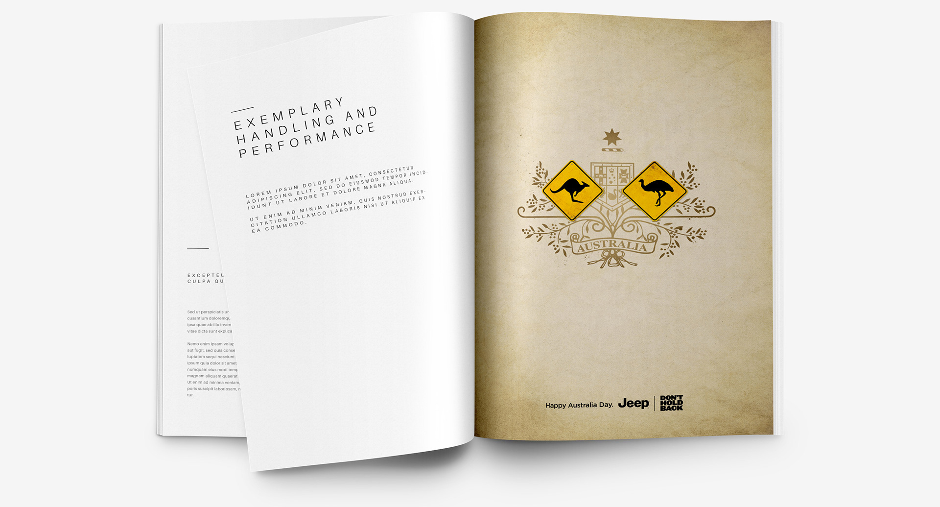 Print for Jeep. Campaign image.