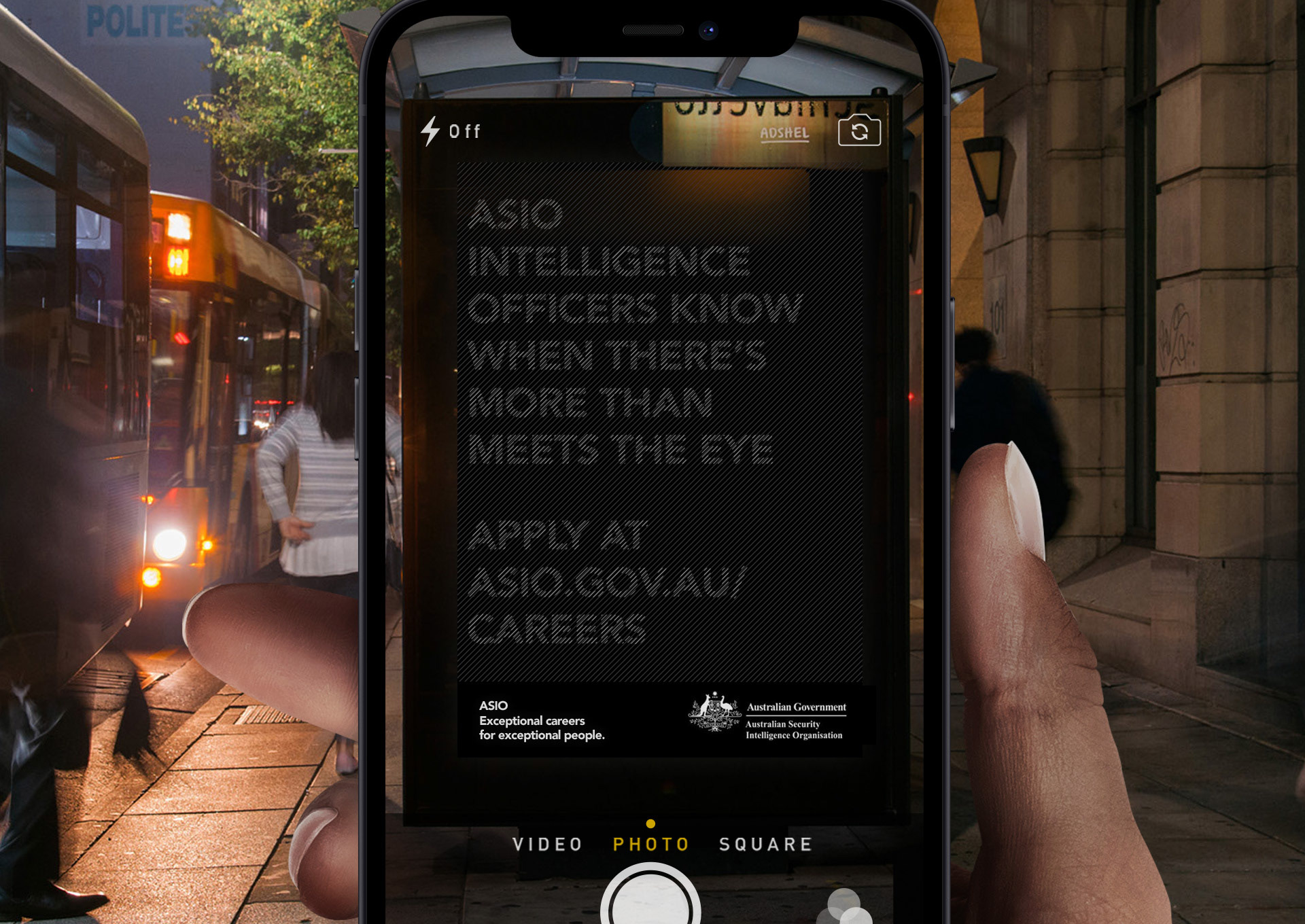 Restricted Content for ASIO. Campaign image.