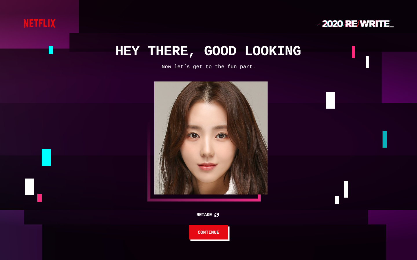 2020 Re/Write for Netflix. Campaign image.