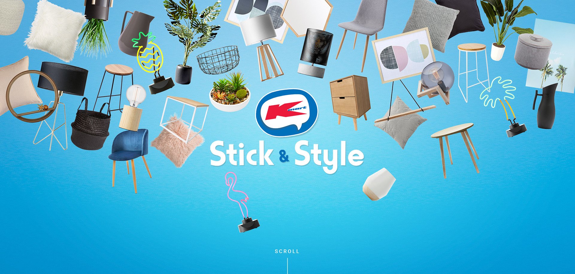 Stick & Style for Kmart. Campaign image.