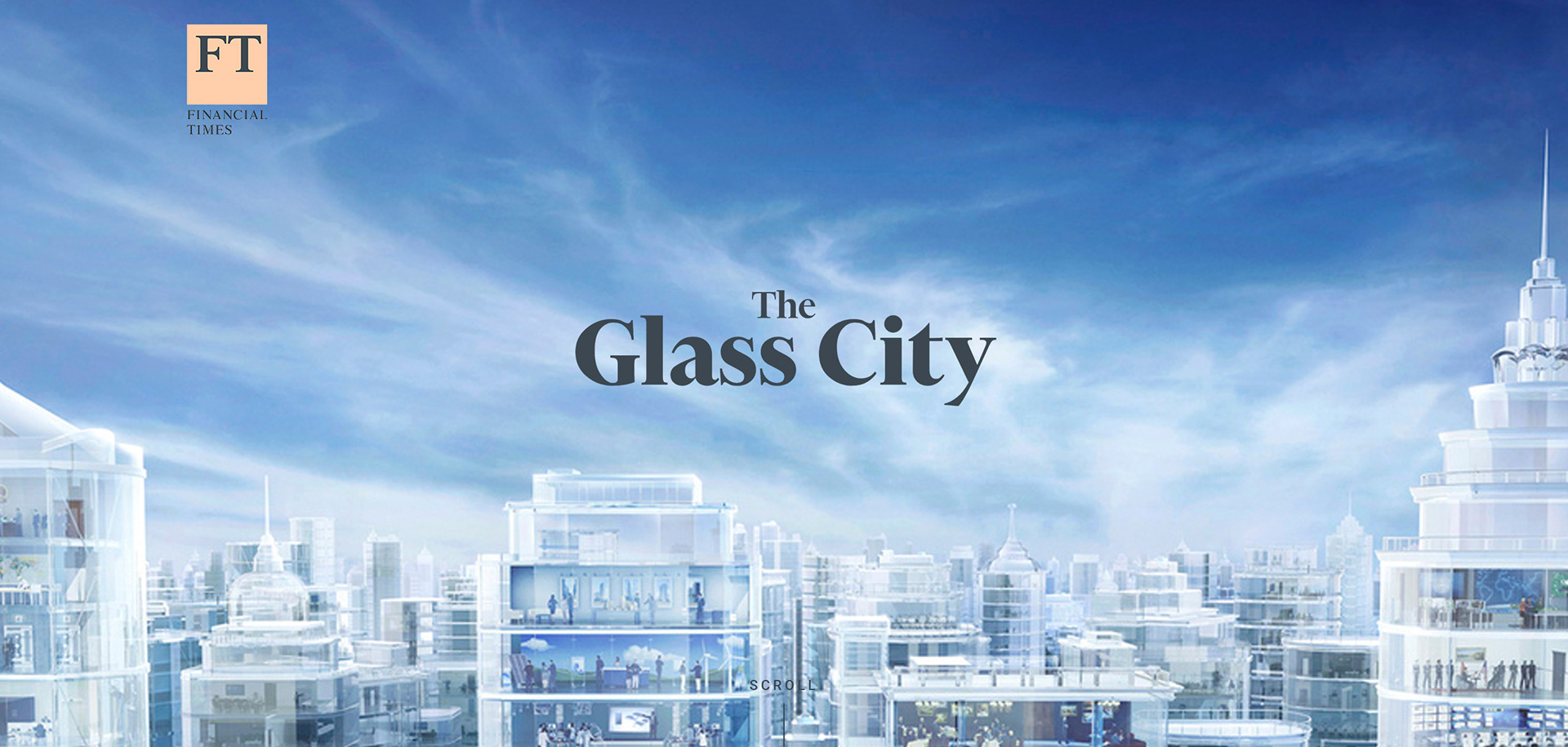 The Glass City for Financial Times. Campaign image.