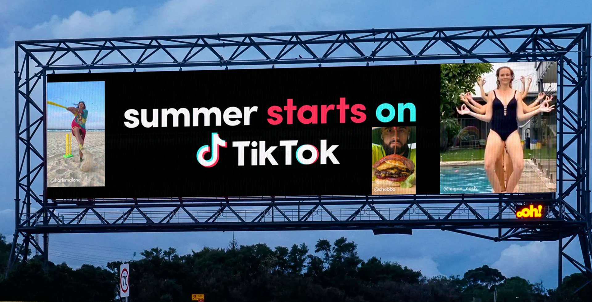 Summer Starts on TikTok for TikTok. Campaign image.
